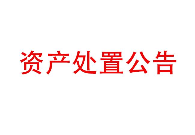 閑置設備資產(chǎn)處置公告（2022-4)